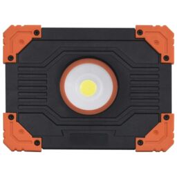 Berkfield Home Portable LED Spotlight ABS 10 W Cold White in Black - thumbnail 3
