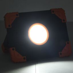Berkfield Home Portable LED Spotlight ABS 10 W Cold White in Black - thumbnail 2
