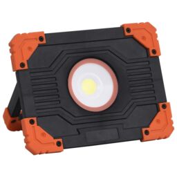 Berkfield Home Portable LED Spotlight ABS 10 W Cold White in Black - thumbnail 4