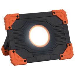 Berkfield Home Portable LED Spotlight ABS 10 W Cold White in Black - thumbnail 1