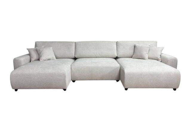 Stratus Interiors Cream Luna Sofa Bed - Convertible Sleeper Sofa 336L 140W 88H cm - image 1
