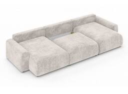 Stratus Interiors Cream Luna Sofa Bed - Convertible Sleeper Sofa 336L 140W 88H cm - thumbnail 4