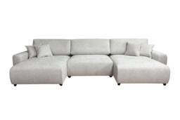 Stratus Interiors Cream Luna Sofa Bed - Convertible Sleeper Sofa 336L 140W 88H cm - thumbnail 1