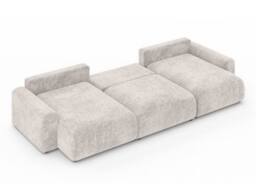 Stratus Interiors Cream Luna Sofa Bed - Convertible Sleeper Sofa 336L 140W 88H cm - thumbnail 5
