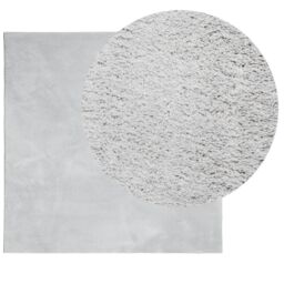 Berkfield Home Rug HUARTE Short Pile Soft & Washable Grey 120x120 cm - Size: Medium - thumbnail 3