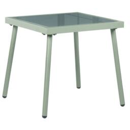 Wyld and Coco Elite 2-Seater Outdoor Lounge Set Green-Beige Steel Frame in Green - thumbnail 9