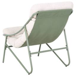 Wyld and Coco Elite 2-Seater Outdoor Lounge Set Green-Beige Steel Frame in Green - thumbnail 6