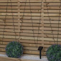 Samuel Alexander 10m Solar Powered Outdoor Garden String Lights. 100 Warm White LEDs - thumbnail 7