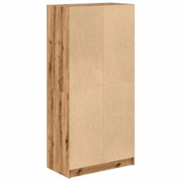 Berkfield Home Highboard with Doors Artisian Oak 68x37x142 cm Engineered Wood in Brown - Size: 68 x 37 x 142 cm - thumbnail 6