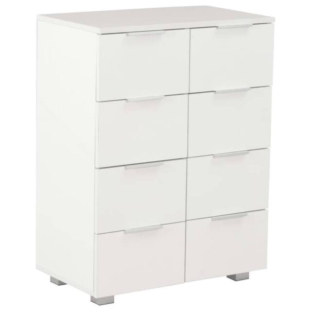 Berkfield Home Sideboard High Gloss White 60x35x80 cm Engineered Wood - Size: 60 x 35 x 80 cm - image 1