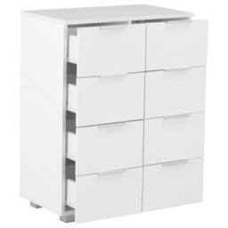 Berkfield Home Sideboard High Gloss White 60x35x80 cm Engineered Wood - Size: 60 x 35 x 80 cm - thumbnail 6