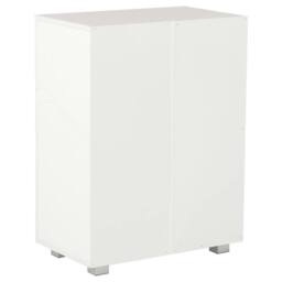 Berkfield Home Sideboard High Gloss White 60x35x80 cm Engineered Wood - Size: 60 x 35 x 80 cm - thumbnail 5