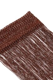 Neel Blue Glitter String Curtain Panel, Polyester Spaghetti Tassel, 200cm x 100cm in Burgundy - Size: 100 cm width x 200 cm drop - thumbnail 3