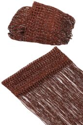 Neel Blue Glitter String Curtain Panel, Polyester Spaghetti Tassel, 200cm x 100cm in Burgundy - Size: 100 cm width x 200 cm drop - thumbnail 6