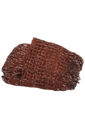 Neel Blue Glitter String Curtain Panel, Polyester Spaghetti Tassel, 200cm x 100cm in Burgundy - Size: 100 cm width x 200 cm drop - thumbnail 4