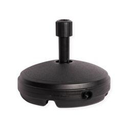 Samuel Alexander 7Kg / 7 Litre Capacity Water Filled Garden Parasol / Umbrella Base in Black - thumbnail 1