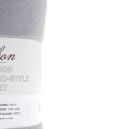 Ribbon Eskimo Style Polyester Dog Blanket in Grey - thumbnail 2