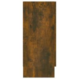 Berkfield Home Sideboard Smoked Oak 120x30.5x70 cm Engineered Wood in Brown - thumbnail 4