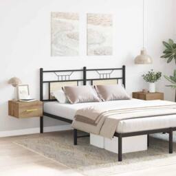 Berkfield Home Bedside Cabinets 2 pcs Wall-Mounted Artisan Oak 35x35x20 cm in Brown - Size: 35 x 35 x 20 cm - thumbnail 1
