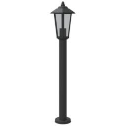 Berkfield Home Outdoor Floor Lamps 3pcs Black 80 cm Stainless Steel - thumbnail 6