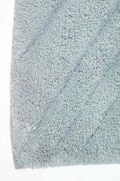 Homescapes Cotton Tufted Rug Union Jack Plain Embossed Mat in Silver - Size: 50 cm x 80 cm - thumbnail 3