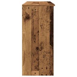 Berkfield Home Sideboard with Drawer Old Wood 101x35x76 cm Engineered Wood in Brown - Size: 101 x 35 x 76 cm - thumbnail 7