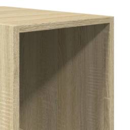 Berkfield Home Wardrobe Sonoma Oak 30x50x200 cm Engineered Wood in Natural - Size: 30 x 50 x 200 cm - thumbnail 7