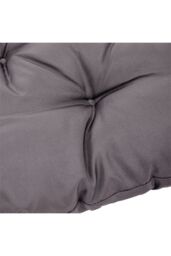 Living and Home 120cm W x 50cm D Waterproof Bench Seat Cushion in Dark Grey - Size: 120 cm W x 50 cm D - thumbnail 5