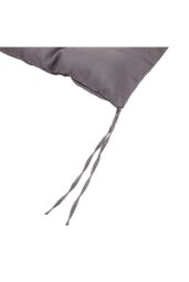 Living and Home 120cm W x 50cm D Waterproof Bench Seat Cushion in Dark Grey - Size: 120 cm W x 50 cm D - thumbnail 6