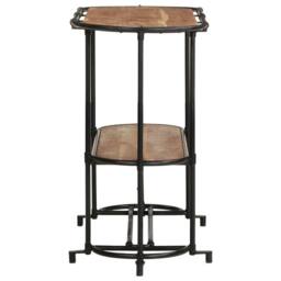 Berkfield Home Decorative Console Table 110x42x76 cm Solid Wood Acacia in Brown - Size: 110 x 42 x 76 cm - thumbnail 5