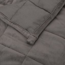 Berkfield Home Weighted Blanket Grey 152x203 cm 7 kg Fabric - thumbnail 5