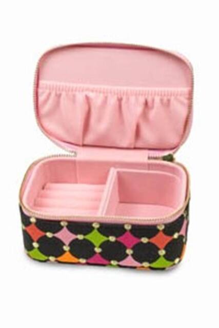 Tache Geometric Fabric Jewellery Box - Multicoloured - image 1