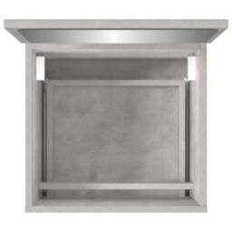 Berkfield Home Bathroom Cabinet with Mirror Concrete Grey Engineered Wood - thumbnail 8