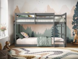 Flair Shasha Low Shorty Bunk Bed in Grey - Size: Junior - thumbnail 3