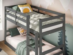 Flair Shasha Low Shorty Bunk Bed in Grey - Size: Junior - thumbnail 4