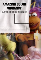 Jim Henson - Fraggle Rock Fraggle 40Th Birthday Party Silky Touch Super Soft Throw Blanket 152 X 127 cm in White - thumbnail 4