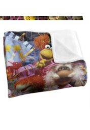 Jim Henson - Fraggle Rock Fraggle 40Th Birthday Party Silky Touch Super Soft Throw Blanket 152 X 127 cm in White - thumbnail 3