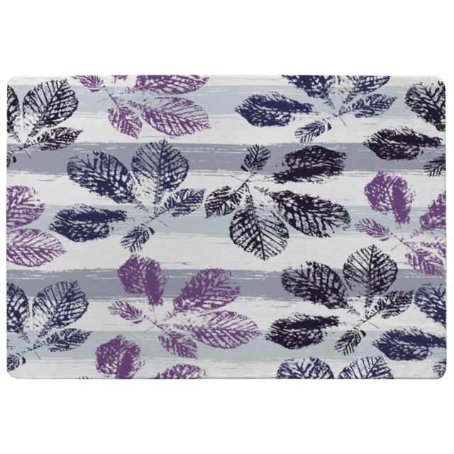 Benjamin Tate Design Imprint Of Plant Rug in Natural - Size: Large - image 1