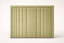 PARADISE BEDS LTD Royal View Velvet Upholstered Smart TV Bed Set - Plush Velvet in Yellow - Size: Small Double - thumbnail 2