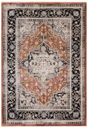 The Rug Shop UK Orange Luxurious Traditional Easy to clean Machine Made Border Rug - Size: 200 cm x 290 cm - thumbnail 9