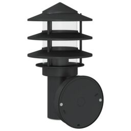 Berkfield Home Outdoor Wall Lights 2pcs Black Stainless Steel - thumbnail 6