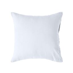Homescapes European Linen Pillowcase, 60 x 60 cm in White - thumbnail 2