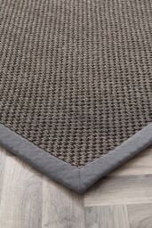 Origin s Sisal Rug Dark Grey with Grey Border 200x290 - Size: 200 cm x 290 cm - thumbnail 2