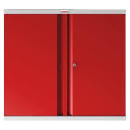 Phoenix Safe Company Stationery Cupboard in Red with Key Lock, SC1010GRK, 351L - Size: 100 cm - thumbnail 3
