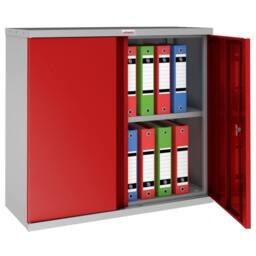 Phoenix Safe Company Stationery Cupboard in Red with Key Lock, SC1010GRK, 351L - Size: 100 cm - thumbnail 2
