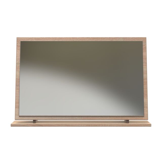 Ready Assembled 2 U Denver Large Mirror (Ready Assembled) in Light Oak - image 1