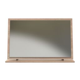 Ready Assembled 2 U Denver Large Mirror (Ready Assembled) in Light Oak - thumbnail 1