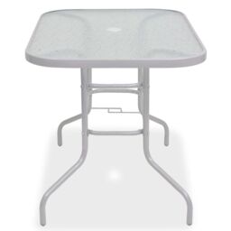 Berkfield Home 8 Piece Outdoor Dining Set Steel & Textilene Grey - thumbnail 5