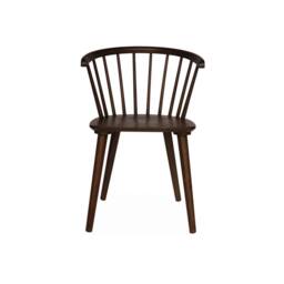 sweeek Pair of chairs in walnut wood & plywood in Dark Brown - thumbnail 8