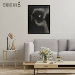 "Artery8 The Crystal Ball Rebecca Strand Stieglitz Framed Canvas Wall Art Print in Grey - Size: W12"" x H16""" - thumbnail 3
